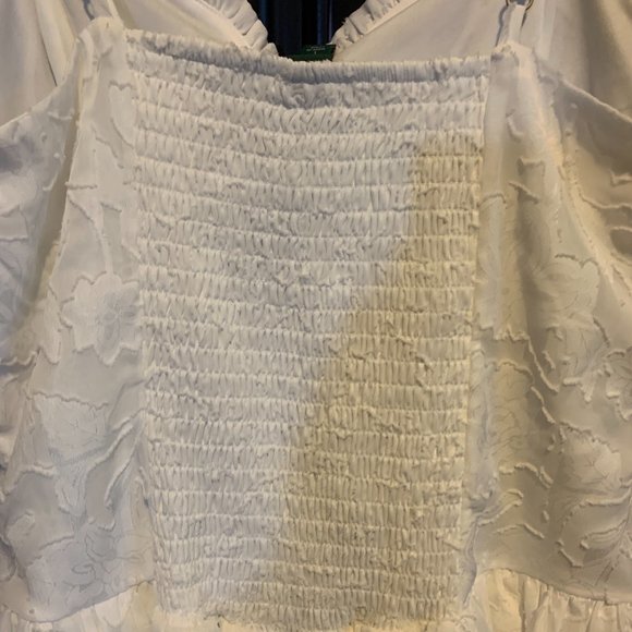 Summer Cotton Dress, Wild Fable, Size L, white and frilly - Picture 6 of 10